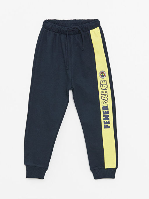 Bisiklet Yaka Fenerbah?e Bask?l? Erkek Bebek Sweatshirt ve E?ofman Alt? Tak?m - Waikiki фото 3