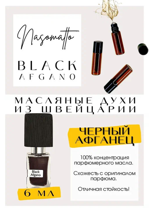 Масляные духи по мотивам Nasomatto / Black Afgano - Get parfum фото 2