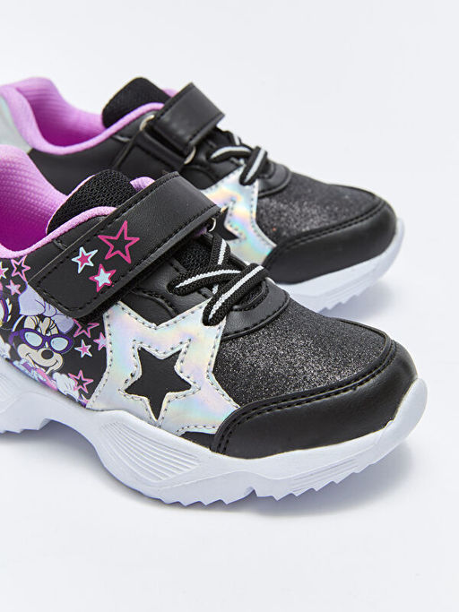 Minnie Mouse Lisansl? C?rt C?rtl? K?z ?ocuk Spor Ayakkab? - Waikiki фото 3