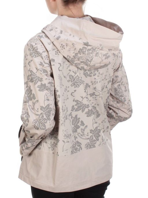 F3938 BEIGE Ветровка женская CO-COCOPINE (85% хлопок, 15% полиэстер) - Фабричный китай фото 4