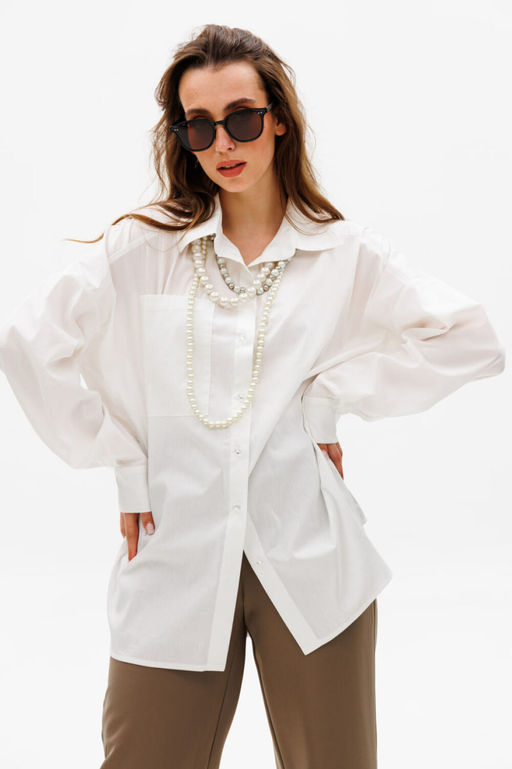 Рубашка NIKVA н531-2 сливочный