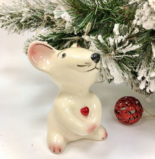 Фигурка Мышки 12см из керамики