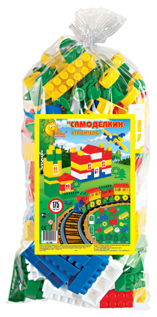 . Конструктор "Строитель" 175 эл. Гигант арт.0569/6 (в пакете)