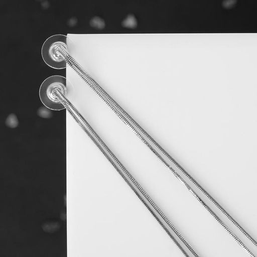 Серьги висячие Макси, цвет серебро, 23 см - Qf фото 3