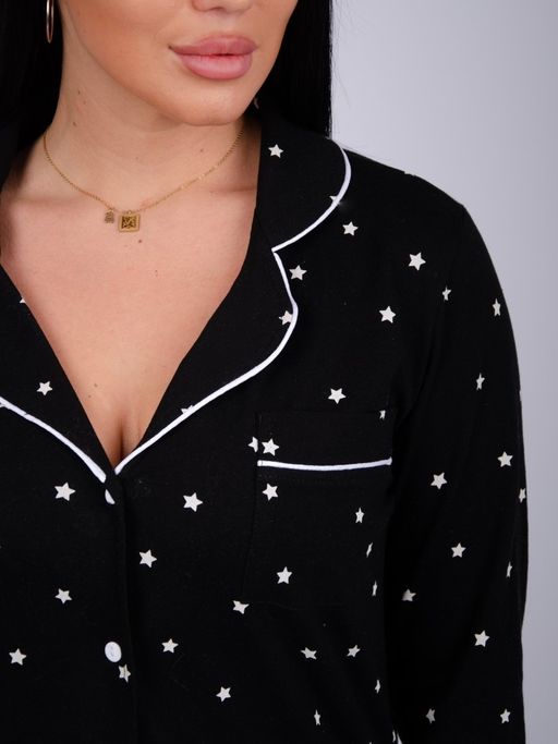 Пижама "Классика" звезды, трикотаж