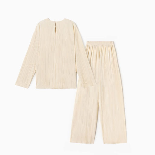 Костюм женский (блуза, брюки) MIST Classic collection, размер 48-50, бежевый