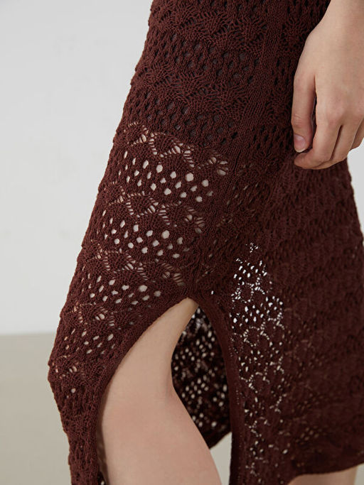 V Yaka Dantelli Kro?e Elbise