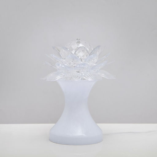 УЦЕНКА Световой прибор Цветок 12.5 см, свечение RGB, 220 В, белый - Luazon lighting фото 2