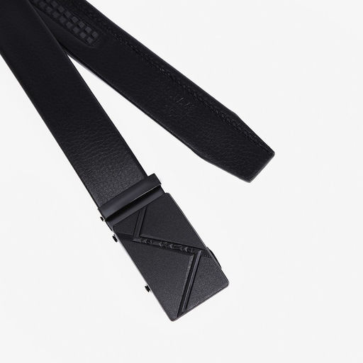 Ремень мужской, ширина 3.5 см, пряжка автомат, цвет чёрный - Simaland фото 2