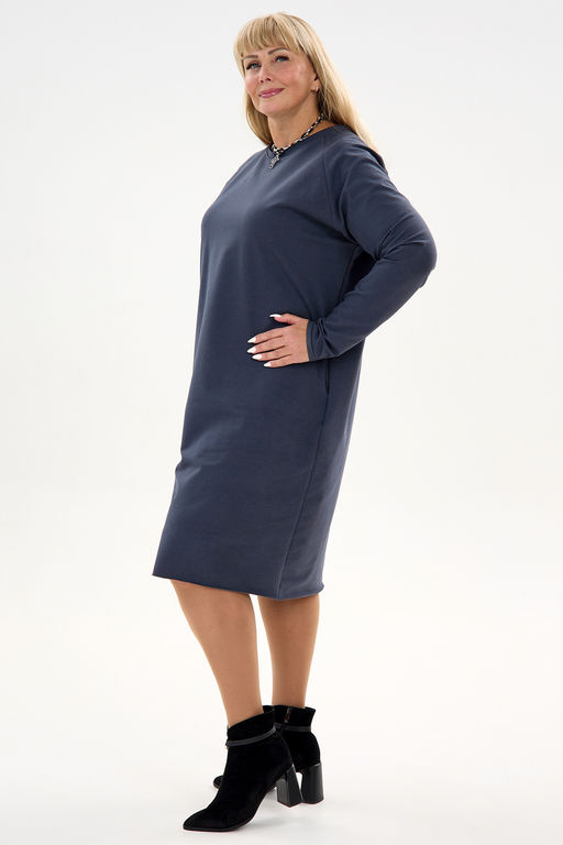 Платье футер-реглан