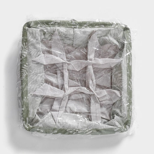 Органайзер для хранения белья Доляна Leaves, 9 ячеек, 282811 см, зелёный  фото 7