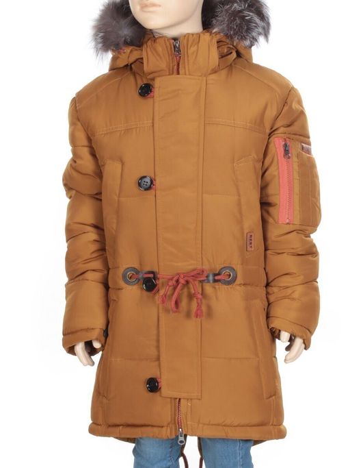 G-19 BROWN Куртка аляска детская для мальчика