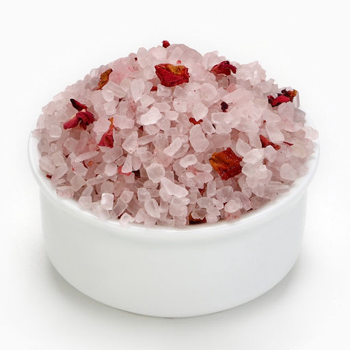 Соль для ванны «Зимняя сказка» с лепестками розы, 370 г, Чистое счастье