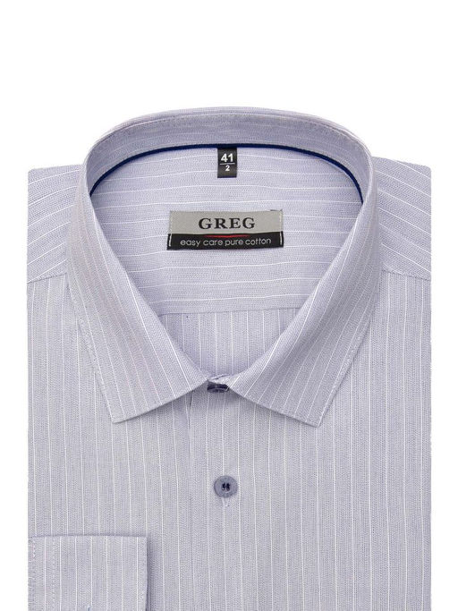 Сорочка мужская длинный рукав GREG 211/211/6164/1p  фото 2