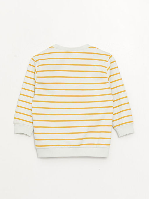 Bisiklet Yaka Uzun Kollu Erkek Bebek Sweatshirt ve Pantolon 2li Tak?m - Waikiki фото 3