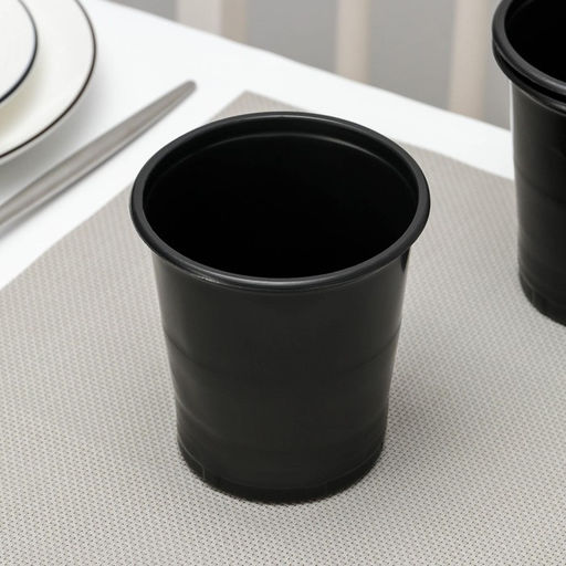 Цена за 65 шт. Стакан одноразовый Бочонок, 500 мл, 65 шт/уп, цвет чёрный - Simaland фото 2