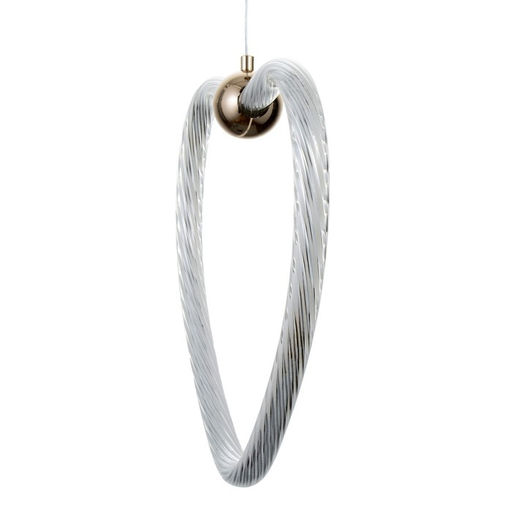 Светильник BayerLux Сердце LEd=36 Вт золото 46?6?35-120 см