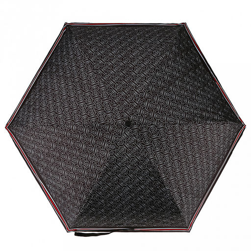 Зонт-мини механический Орнамент ткань эпонж (полиэстер) + черное УФ-покрытие, 6 лучей, д/купола 90см, 5 сложений, 17см в сложенном виде, механизм против ветра, пластмассовая ручка, цвет черный, 225гр (Китай) - Домашняя Мода фото 4