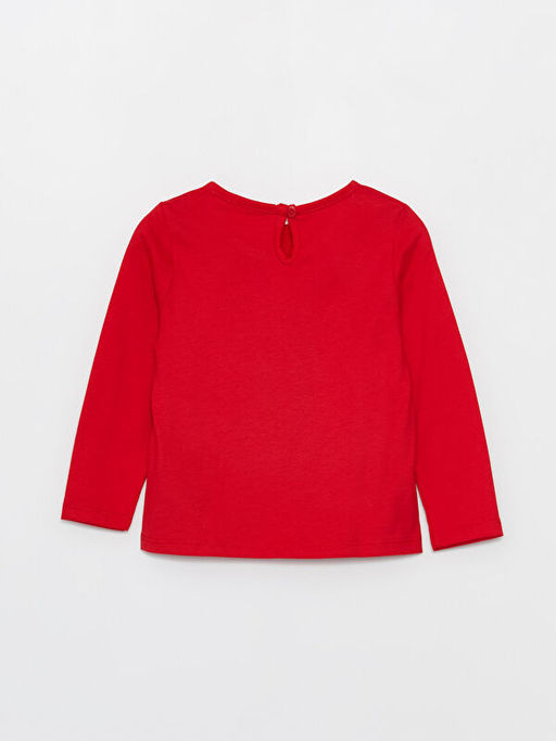 Bisiklet Yaka Basic K?z Bebek Ti??rt - Waikiki фото 3