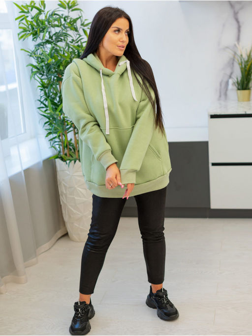 Толстовка оливка