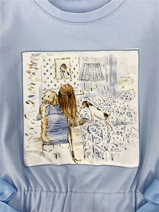 Платье д/дев. О66178 - Карамелли фото 5