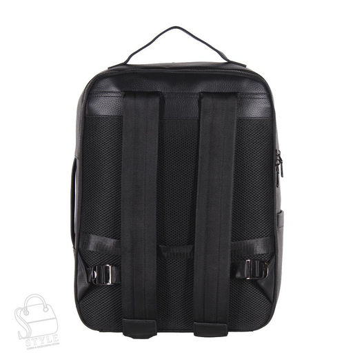 Рюкзак мужской кожаный 131419-159H black Heanbag в Новосибирске - S-style фото 6