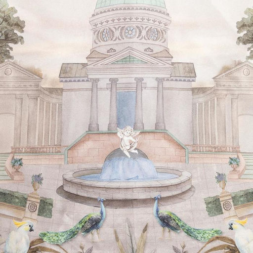 Скатерть Этель Райский сад d=220 +/- 3см  фото 8