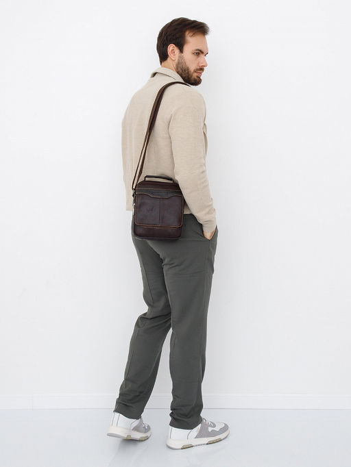 Сумка 4269-2AM d.brown Allan Marco