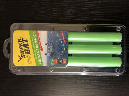 Свечи от комаров Buro с цитронеллой набор 3 шт 260 г 30×13×2,5 см  фото 3