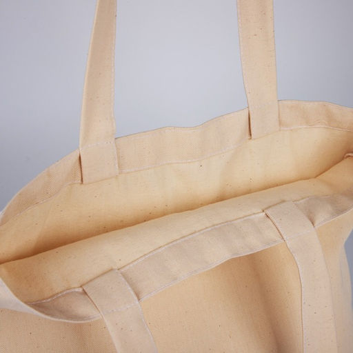 Сумка-шопер Живи в кайф без молнии, без подкладки, цвет бежевый - Nazamok фото 9