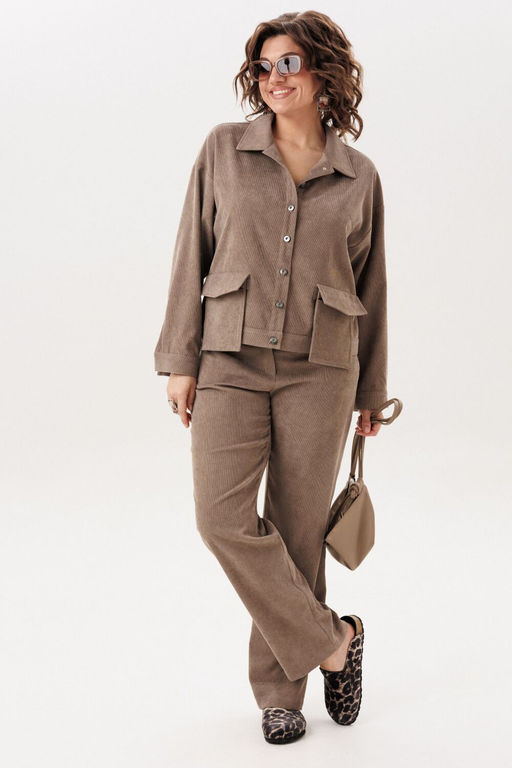 Жакет ANELLI 1528.1 кедровый орех