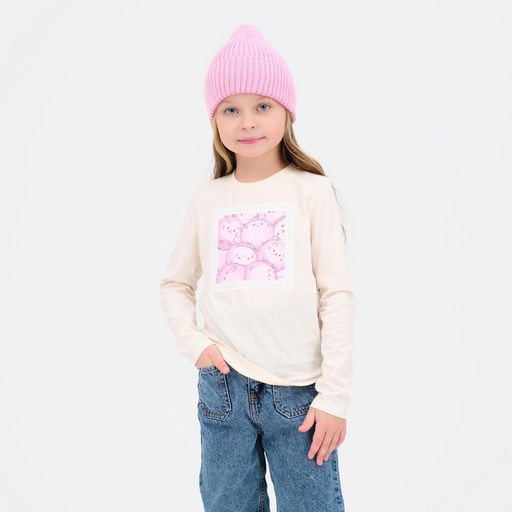 Шапка для девочки KAFTAN, розовая, размер 48-52 (3-5 лет)