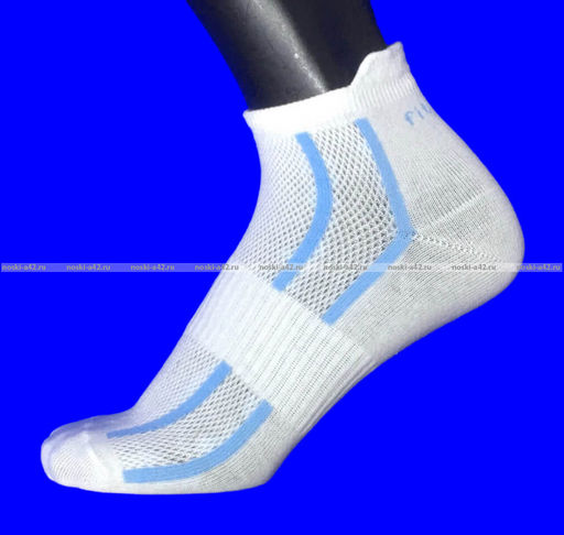 Цена за 5 пар.5 ПАР - ЮстаТекс носки женские Спортивные 2с12 БЕЛЫЕ