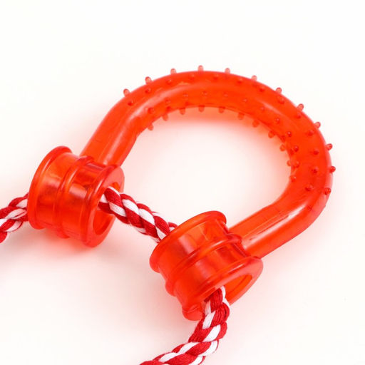 Игрушка тренировочная канатная Карусель, 145 гр, микс цветов - Пижон фото 2