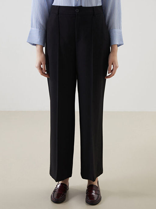 Loose Fit Kad?n Palazzo Pantolon