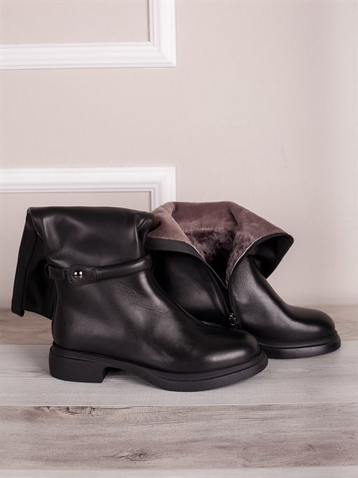 Сапоги женские зима/ Удобные сапоги на меху M1022