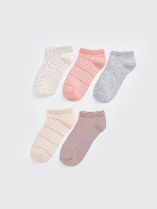 ?izgili Kad?n Patik ?orap 5li