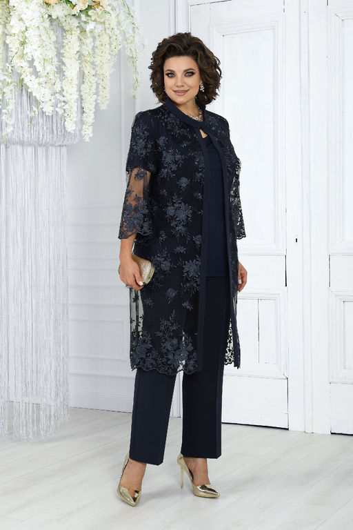 Платье Ninele 7431-Р темно-синий - Mira fashion фото 2163