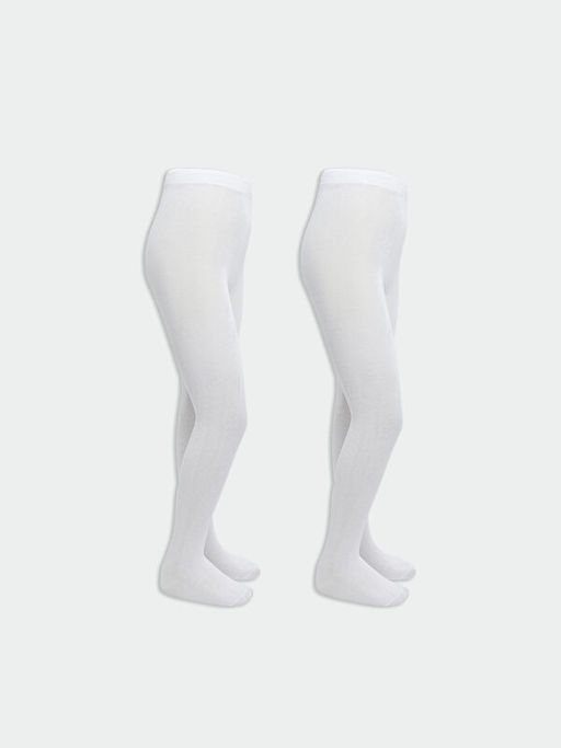 Basic K?z ?ocuk K?lotlu ?orap 2li