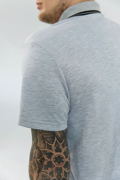 Спортивная футболка-поло Пике, 92% хлопок, 8% лайкра