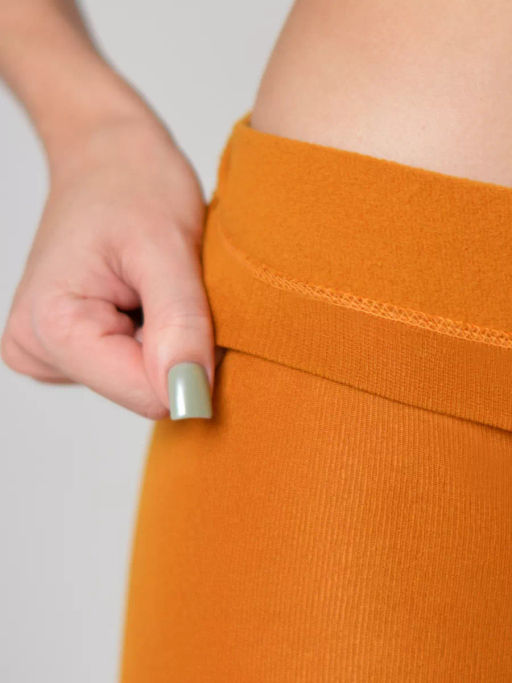 Колготки женские теплые с флисом TEATRO ICE STYLE 240 den COLOR шафрановый