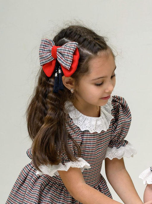 Заколка автомат Забава красный