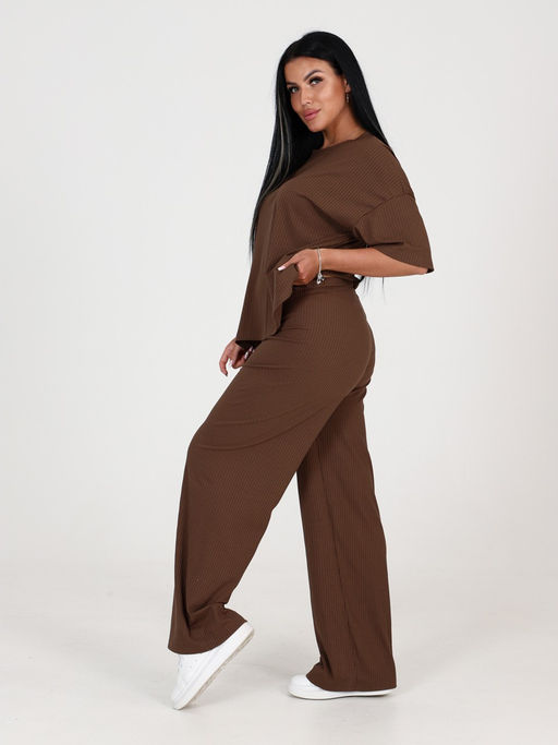 02 ЖЕНСКИЙ КОСТЮМ (брюки) (Коричневый) - А-дина фото 4