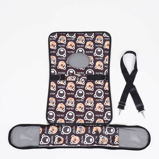 Сумка-переноска каркасная Бурые медведи, размер S, 37,5 х 17 х 22 см, коричневая - Пижон фото 11