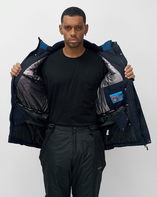 Горнолыжный костюм мужской зимний темно-синего цвета 07715TS - Mtforce фото 9