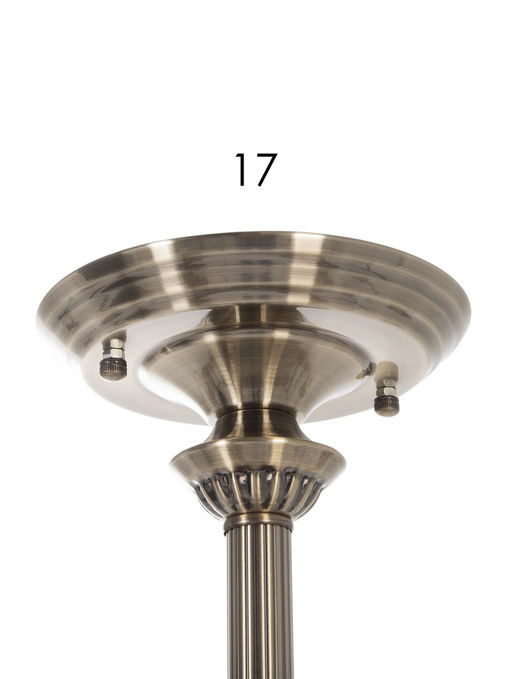 Люстра ЭкономСвет 13060/5AB, 5×40 Вт, E27, 60×60×30 см, бронза