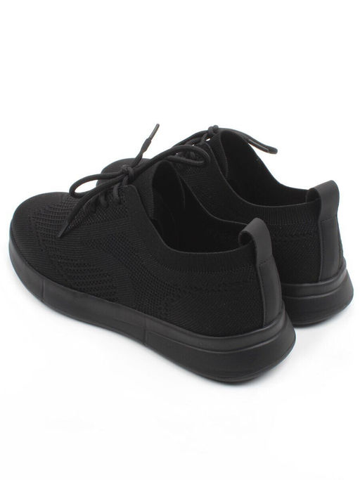 05-9074-1H BLACK Полуботинки летние мужские (текстиль)