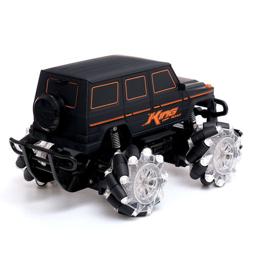 Машинка на пульте управления Внедорожник, радиоуправление, 1:12, 4WD, движение во всех направлениях, работает от аккумулятора, чёрная - Simaland фото 3