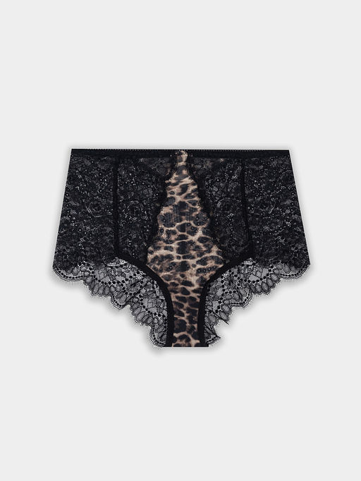 Цена за 2 штуки! Трусы женские с леопардовым принтом кружевные - Mark formelle фото 8