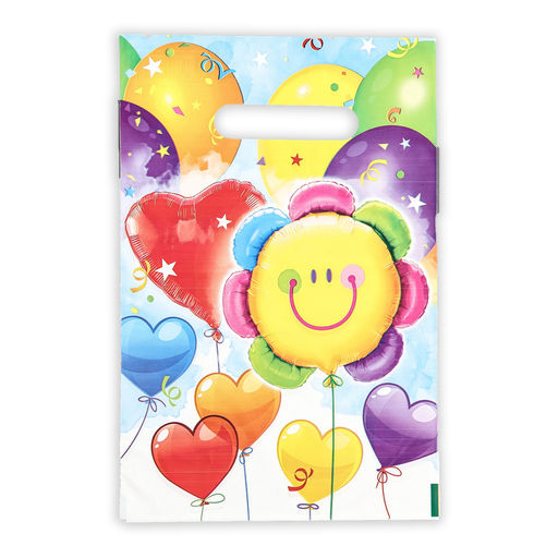 Цена за 100 шт. Пакет «Семицветик», полиэтиленовый с вырубной ручкой, 20×30 см, 30 мкм